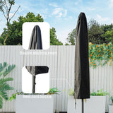 Waterproof Straight Parasol Cover UC-001 - Heavy Duty, All-Season Protection