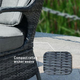 Parma Outdoor Rattan Chairs Set of 2 - PAC-009-KD