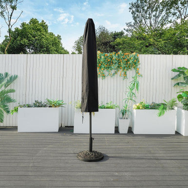 Waterproof Straight Parasol Cover UC-001 - Heavy Duty, All-Season Protection