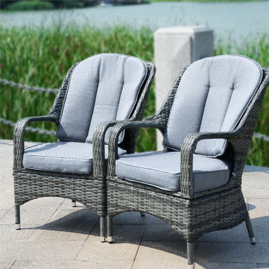Parma Outdoor Rattan Chairs Set of 2 - PAC-009-KD