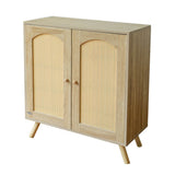 Solid Wood Storage Cabinet - Freestanding Storage Cupboard