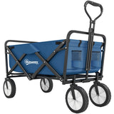 90L Folding Festival Trolley – Adjustable Handle, Portable Camping & Outdoor Cart