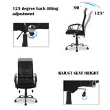 Mesh High Back Executive Multicolour Adjustable Swivel Office Chair, Recline, Mesh Seat(Black 1)