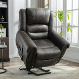 Heavy Duty Power Lift Recliner – Electric Massage and Heat Chair with USB Port for Elderly