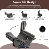 Heavy Duty Power Lift Recliner – Electric Massage and Heat Chair with USB Port for Elderly