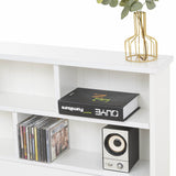 3FT Single Storage Bed with Shelves - White Wooden Bed Frame with Drawer