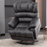 Electric Power Lift Recliner Chair - Massage and Heat, USB Ports, Side Pockets
