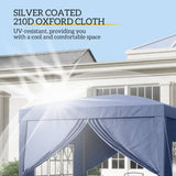 Pop Up Gazebo, Water and UV Resistant with Carry Bag, Blue