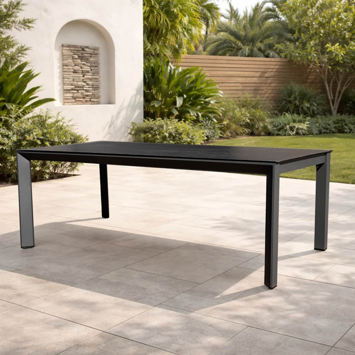 ARVE 160cm Aluminum Dining Table