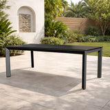 ARVE 160cm Aluminum Dining Table