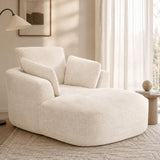 SOFTY Compressed Indoor Lounge Sofa Chair - Beige