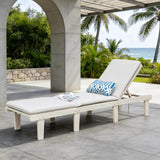 Wooden Sunlounger - Outdoor Garden Deck Chair for Patio, Poolside or Terrace