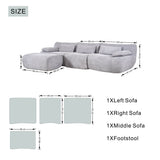 SOFTY Modular Compression Sofa Set (Chaise Combination)