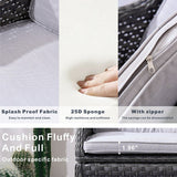 Ravenna 3-Piece Grey Rattan Bistro Set ¨C PAD-1708