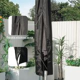 Waterproof Straight Parasol Cover UC-001 - Heavy Duty, All-Season Protection