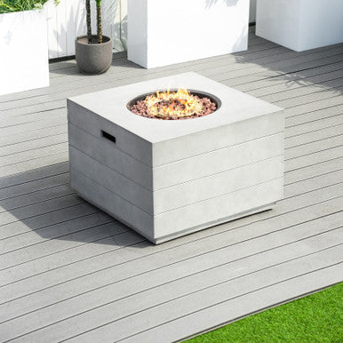 Stylish Square Outdoor Fire Pit Table - PAG-2140