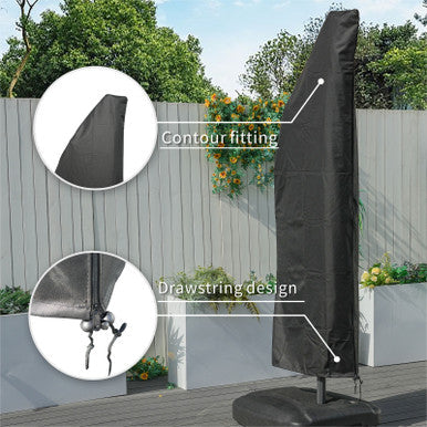 Waterproof Cantilever Parasol Cover UC-007 – Heavy Duty, All-Season Protection