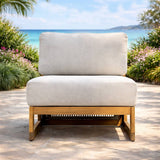 CAVEN Solid Wood Outdoor Middle Sofa Module