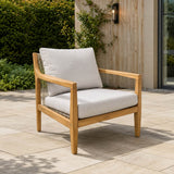 SOLARA Solid Wood Single Seater Sofa Set of 2
