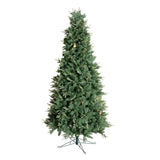 Realistic Full Green PE & PVC Artificial Christmas Tree - Lush Mixed-Foliage Xmas Tree for Festive Home Decoration, 6.5ft/7.5ft/8.5ft