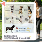 Pet Stroller with Zipper, 3 Wheel Removable & Washable Bottom Pad, Charcoal Grey