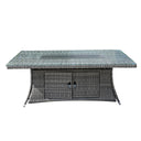 6-Seat Rectangular Fire Pit Table (PAG-1106R-T)