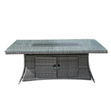 6-Seat Rectangular Fire Pit Table (PAG-1106R-T)