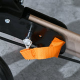 4 Wheel Rollator, Folding Mobility Walker with Seat and Brakes, Lightweight Aluminium, Gold Tone