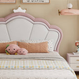4ft6 Double Upholstered Storage Bed - Velvet Hydraulic Bed Frame with Lift-Up Storage Function, Pink
