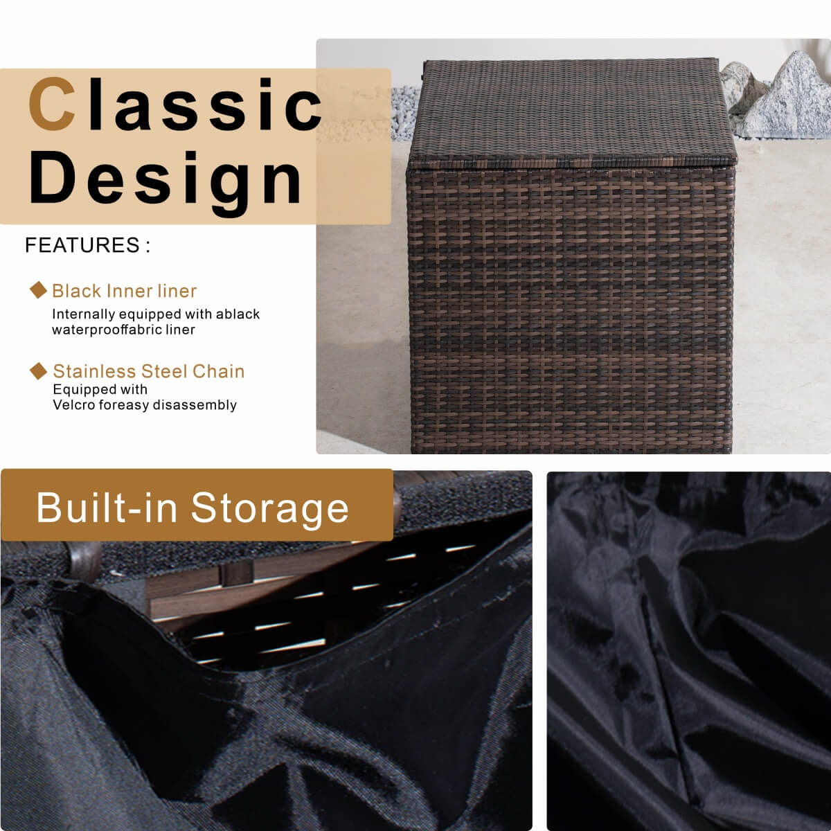 9 Seater Outdoor Rattan Fire Pit Sofa Set – Garden Lounge with Adjustable Height Rectangular Fire Pit Table