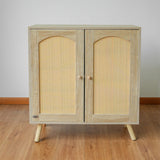 Solid Wood Storage Cabinet - Freestanding Storage Cupboard