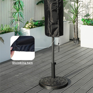 Waterproof Straight Parasol Cover UC-001 - Heavy Duty, All-Season Protection