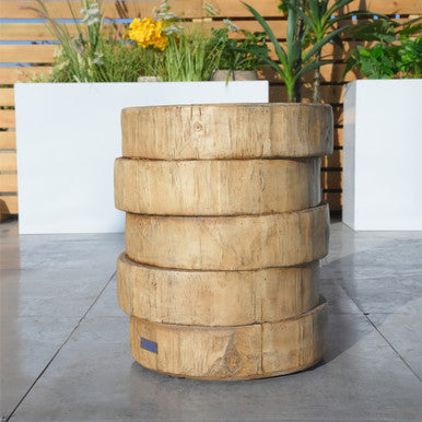 Outdoor Imitated Wood Side Table - PAT-2463ST