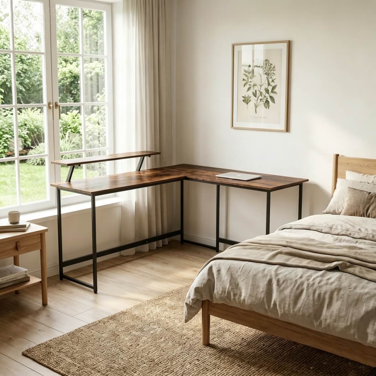 L Shaped Corner Desk - Home Office Computer Desk