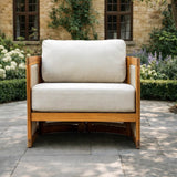 CAVEN Solid Wood Outdoor Armchair