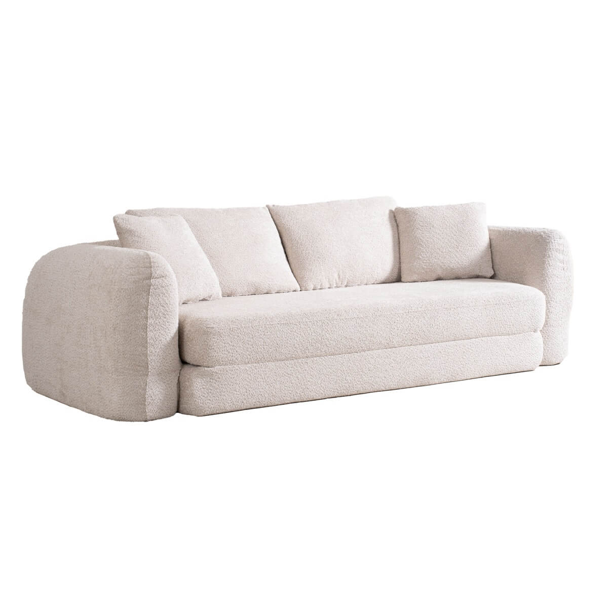 SOFTY Compressed Pull-Out Sofa Bed - Beige