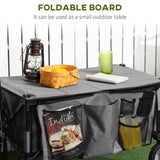 Folding Garden Trolley – Collapsible Camping Wagon, Outdoor Utility Cart