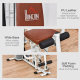 Multifunction Home Gym Weight Training Workout Station, White