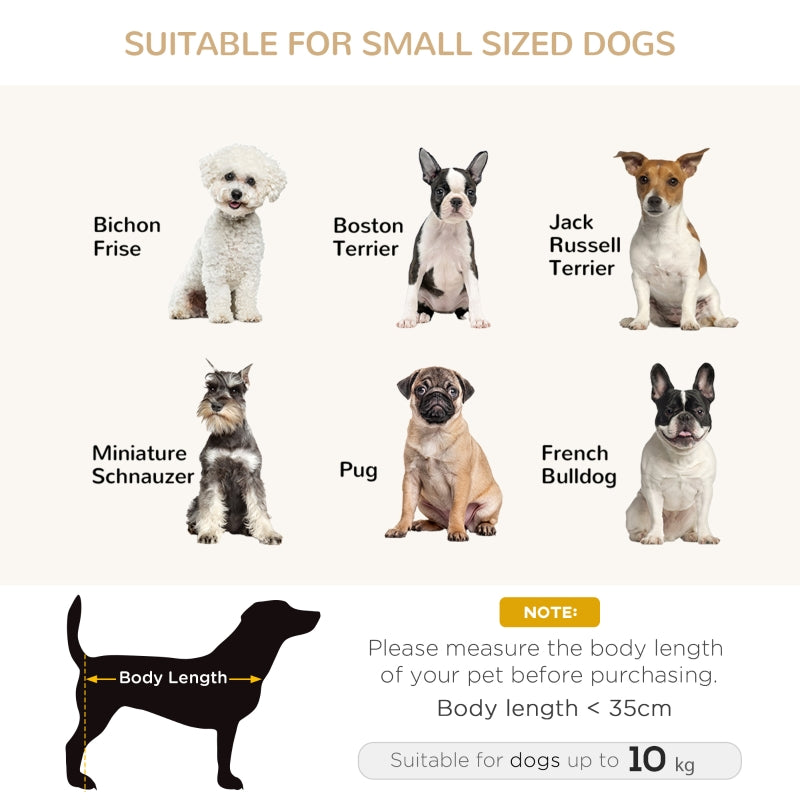 Dog Sofa Bed - Elevated Pet Chair with Soft Cushion, Grey
