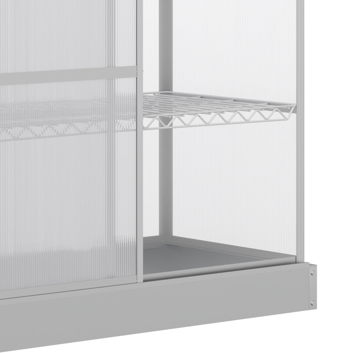 3 Tier Greenhouse, Outdoor Cold Frame Plant Flower Growth, Transparent Polycarbonate