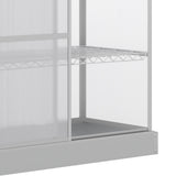 3 Tier Greenhouse, Outdoor Cold Frame Plant Flower Growth, Transparent Polycarbonate