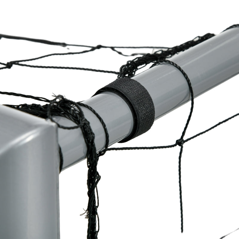 SPORTNOW Football Goal, 8ft x 5ft Garden Football Net, with Ground Stakes