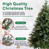 Lush Full Green Artificial Christmas Tree - Realistic Xmas Tree for Festive Home Decoration, 7ft/8ft/9ft