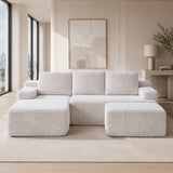 SOFTY Compressed Modular Sofa with Chaise & Ottoman