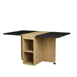 Dining Table Set with 4 Chairs – Extendable & Folding, Multifunctional Dining Table, 120 × 80 × 75 cm