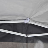 Garden Pop Up Gazebo 2 x 2 m, Water Resistant Awning Canopy with Sidewalls, Windows, Carry Bag, Black