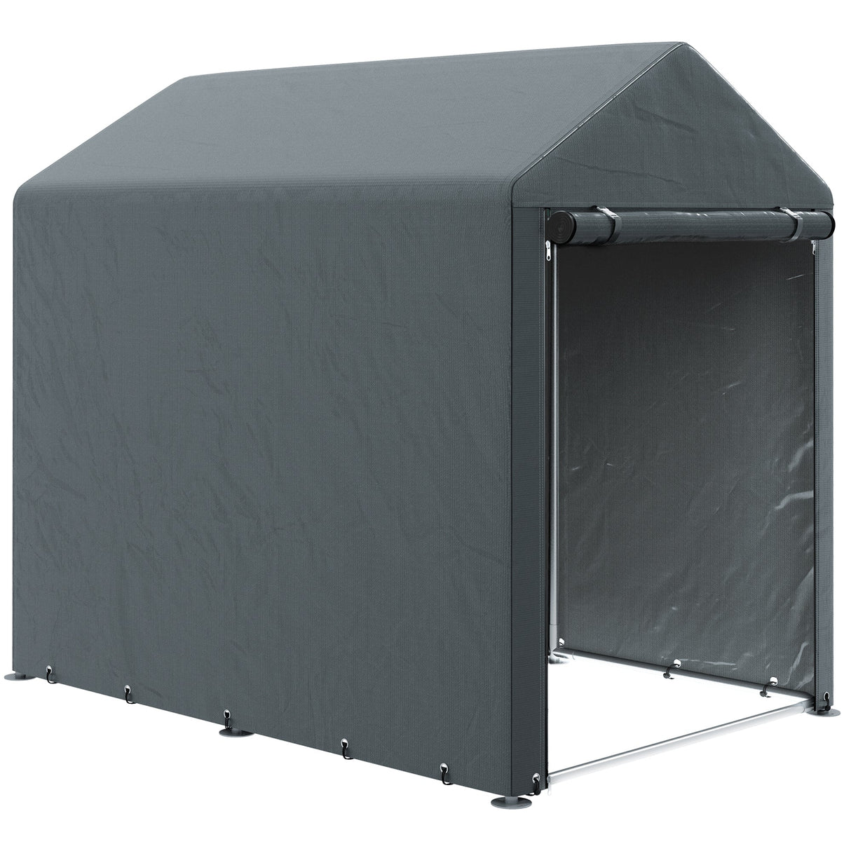 Temporary Garden Shed 179 x 120cm, Dark Grey