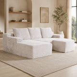 SOFTY Compressed Modular Sofa with Chaise & Ottoman