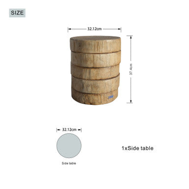 Outdoor Imitated Wood Side Table - PAT-2463ST
