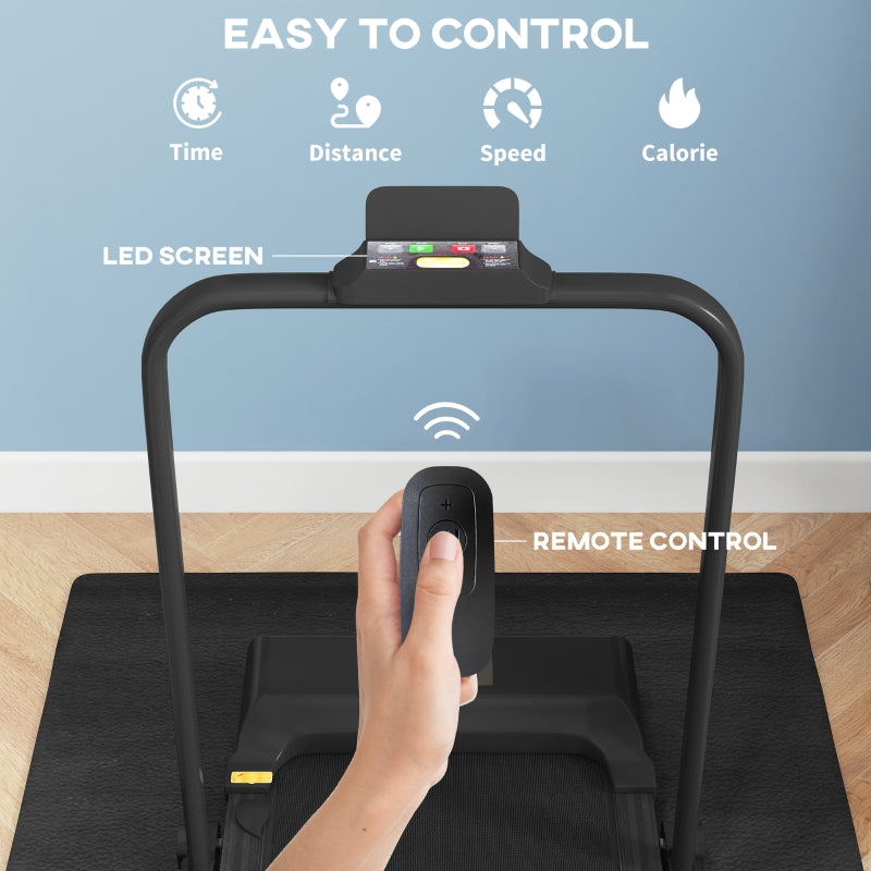 2.5HP Walking Pad Treadmill, Folding Under Desk Walking Machine, 1-10km/h with Remote Control
